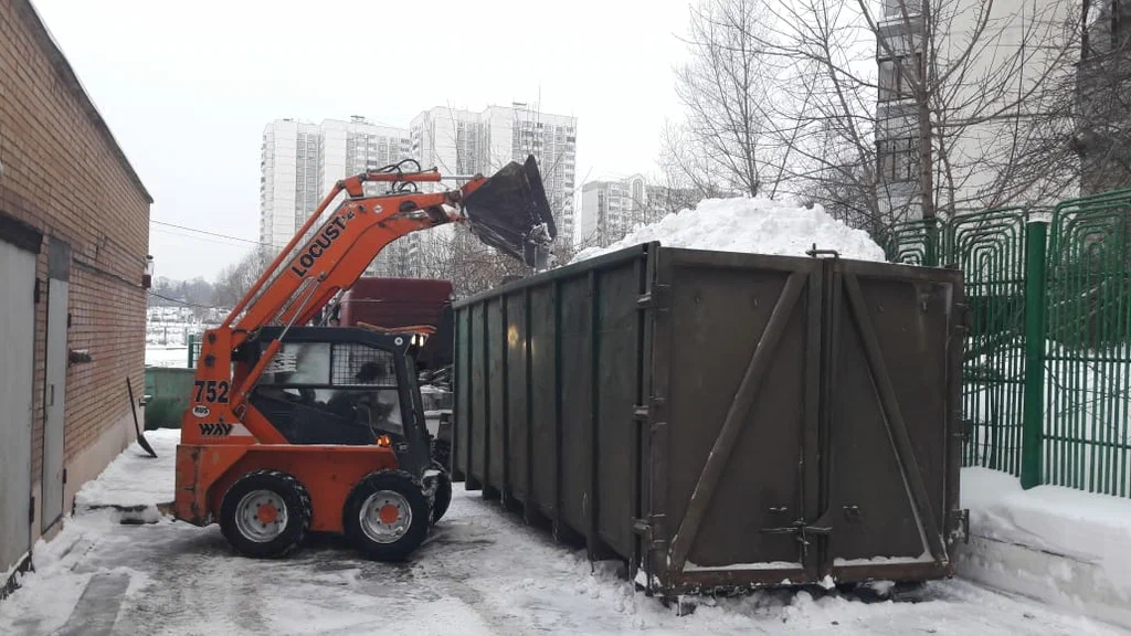 Вывоз снега контейнерами в Ярославле — цена от 3286 руб., заказать контейнер для снега в ПроМусор
